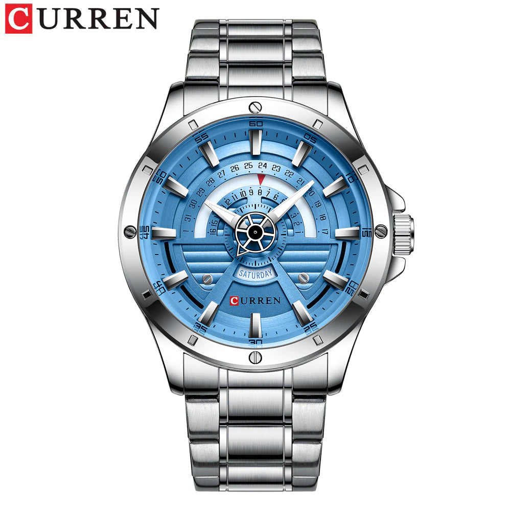 Original Trendy Stylish Stainless Steel CURREN Watch - Curren 56