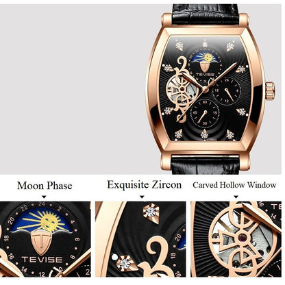 Luxury Tevise Mechanical Automatic Premium Quality Watch - Tevise 22