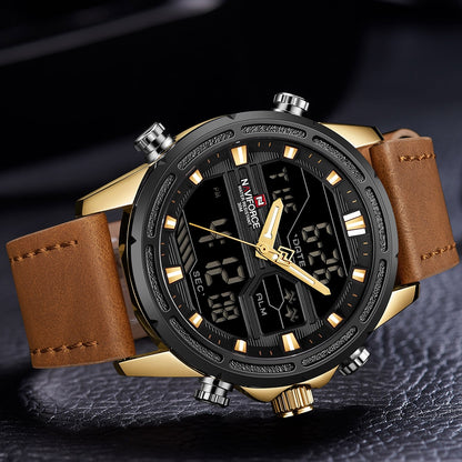 Original NAVIFORCE Stylish Waterproof Quartz Watch for Men | NF 37