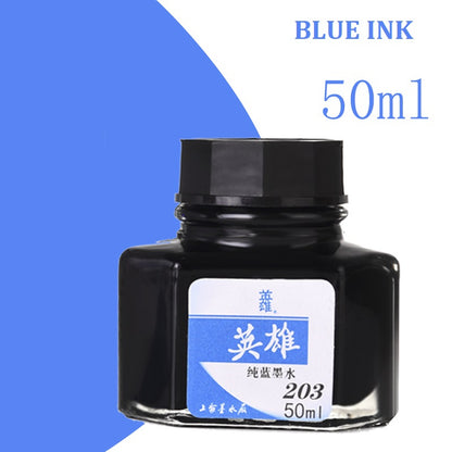 HERO Pure Colorful 50ml Fountain Pen Ink Black Color