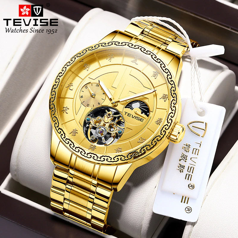 Luxury Tevise Mechanical Automatic Premium Quality Watch - Tevise 24