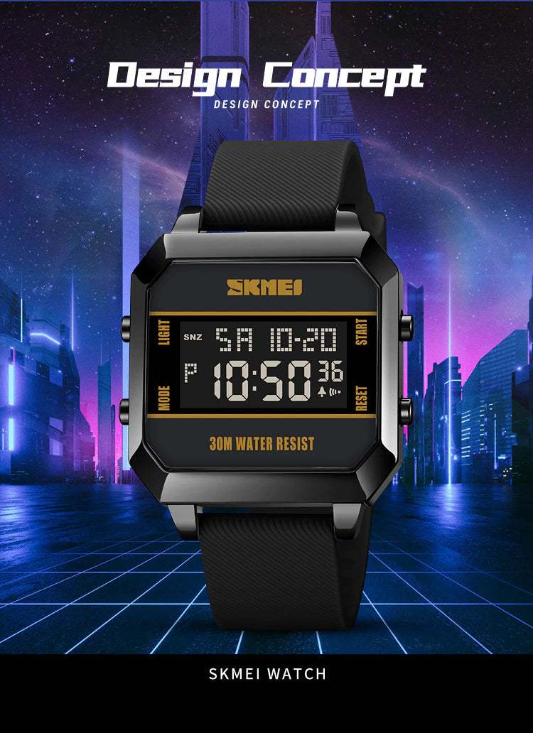 Original SKMEI Stylish Waterproof Watch - SKMEI 67