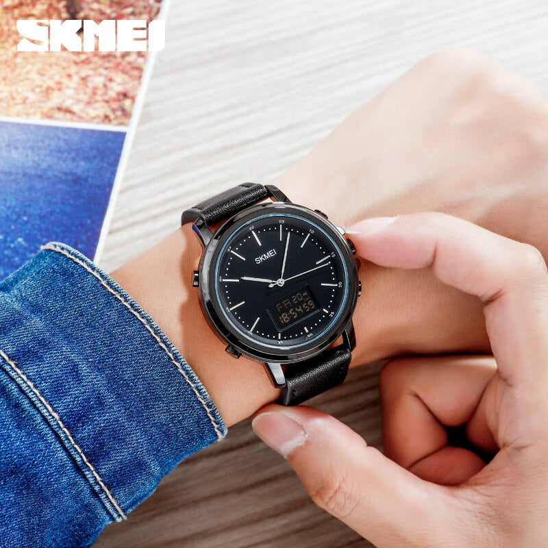 SKMEI Dual Time Digital LED Stylish Watch - SKMEI 62