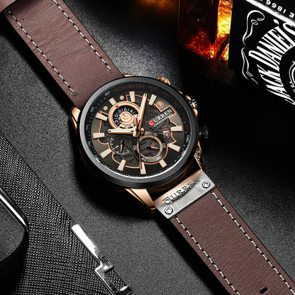 Original Trendy Stylish Stainless Steel CURREN Watch - Curren 63