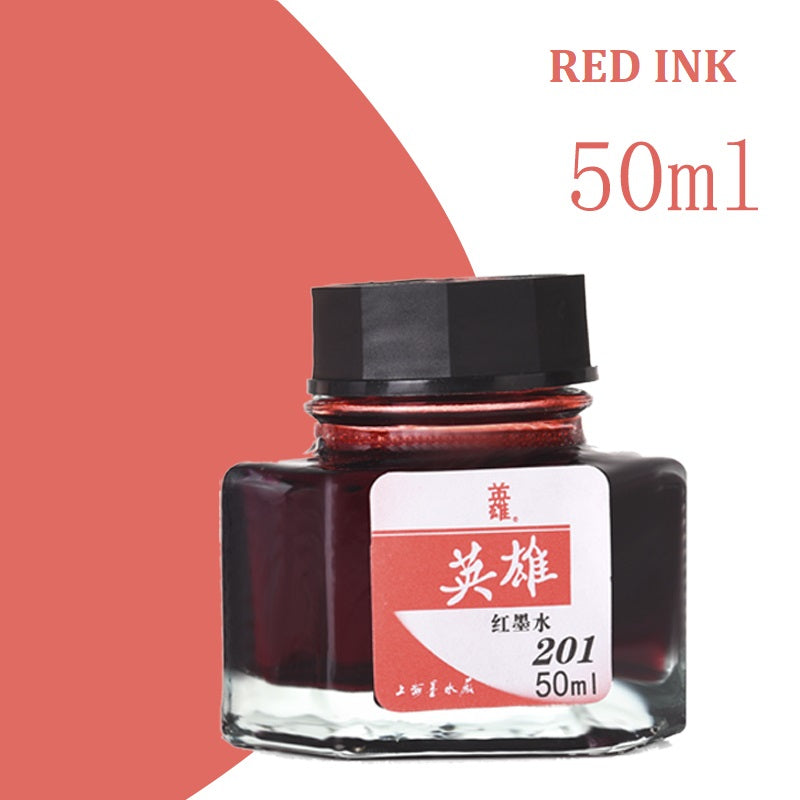 HERO Pure Colorful 50ml Fountain Pen Ink Black Color