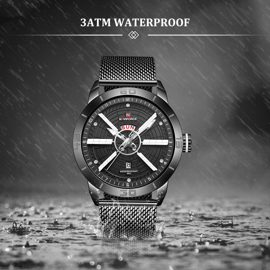 NAVIFORCE Luxury Sport Waterproof Quartz Watch for Men | NF 11