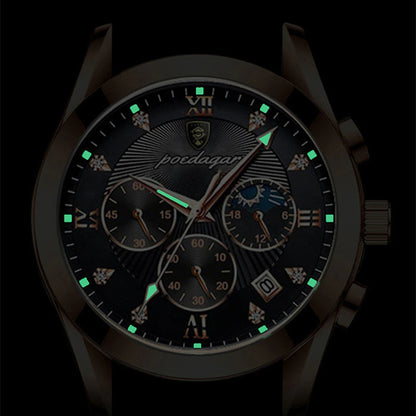 Premium Quality  Stainless Steel Classic Quartz Watch - Poedagar 02