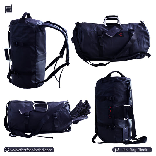 4in1 Bag Deep Navy Blue - Travel Bag / Gym Bag