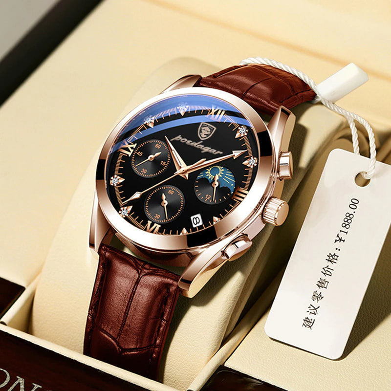 Premium Quality  Stainless Steel Classic Quartz Watch - Poedagar 02