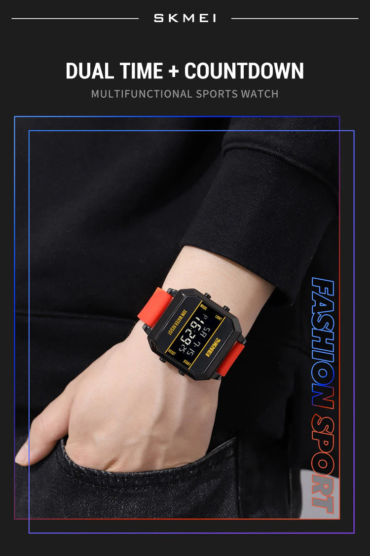 Original SKMEI Stylish Waterproof Watch - SKMEI 67