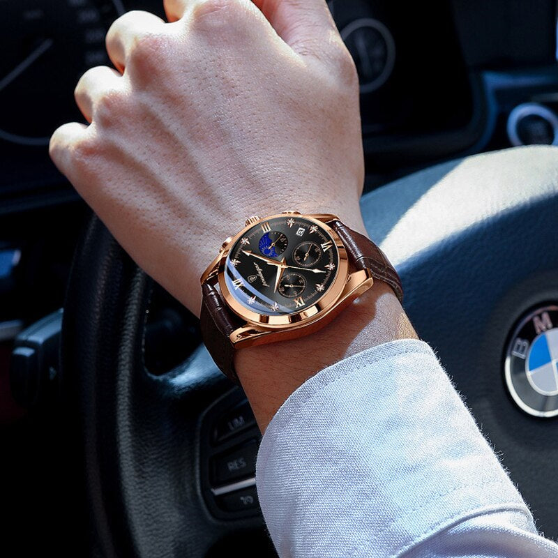 Premium Quality  Stainless Steel Classic Quartz Watch - Poedagar 02