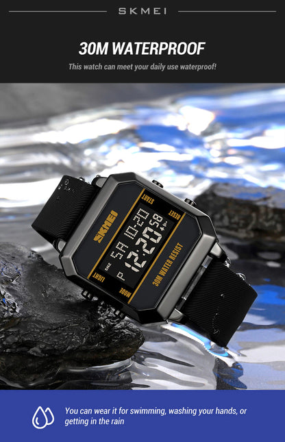 Original SKMEI Stylish Waterproof Watch - SKMEI 67