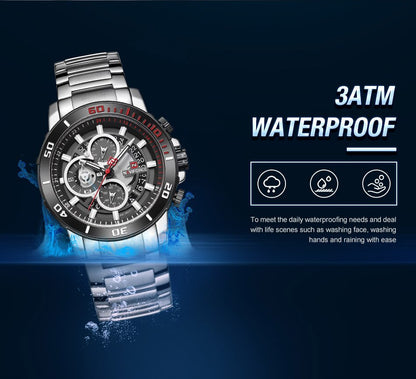 Original NAVIFORCE Stylish Waterproof Quartz Watch for Men | NF 47