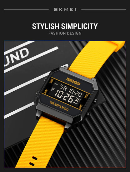 Original SKMEI Stylish Waterproof Watch - SKMEI 67