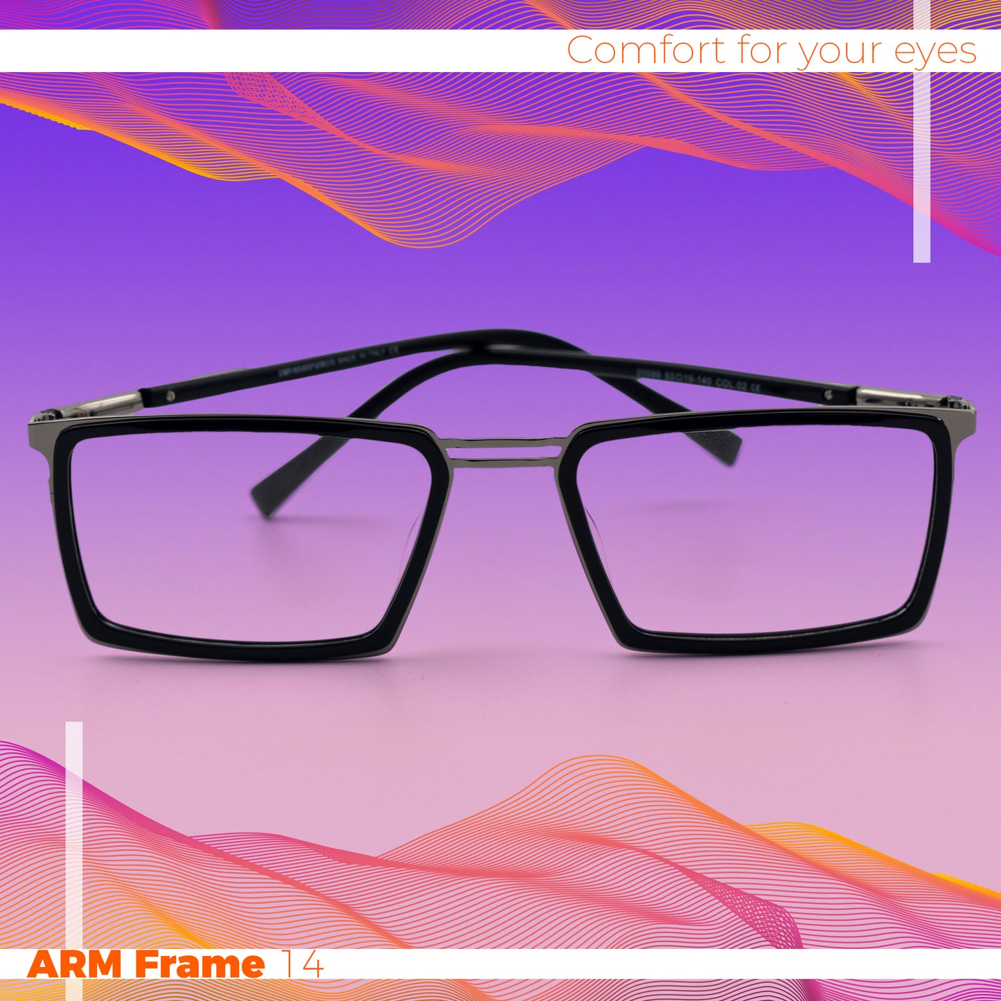 Premium Quality Trendy Stylish Optic Frame | ARM Frame 14