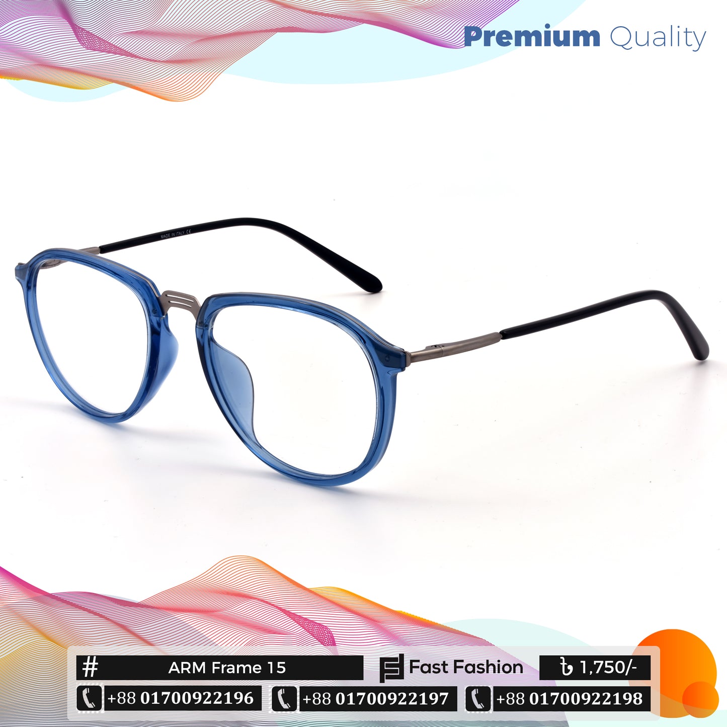 Premium Quality Trendy Stylish Optic Frame | ARM Frame 15
