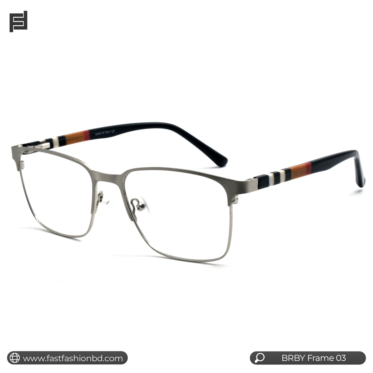 Premium Quality Eyeglass Optic Frame - BRBY Frame 03