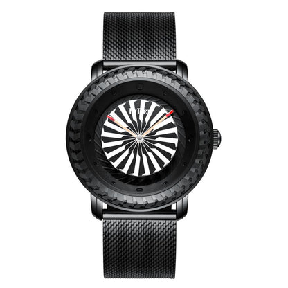 Stylish Unique Design Quartz Stainless Steel Watch For Men - Biden 12