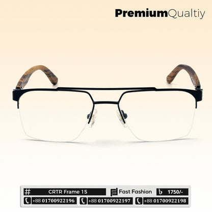 Modern Looking Trendy Stylish Optic Frame | CRTR Frame 15 | Premium Quality
