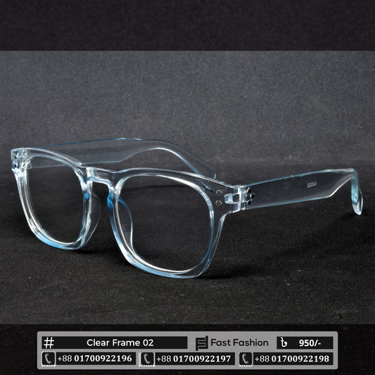Modern Looking Trendy Stylish Transparent Glass | Clear Frame 02