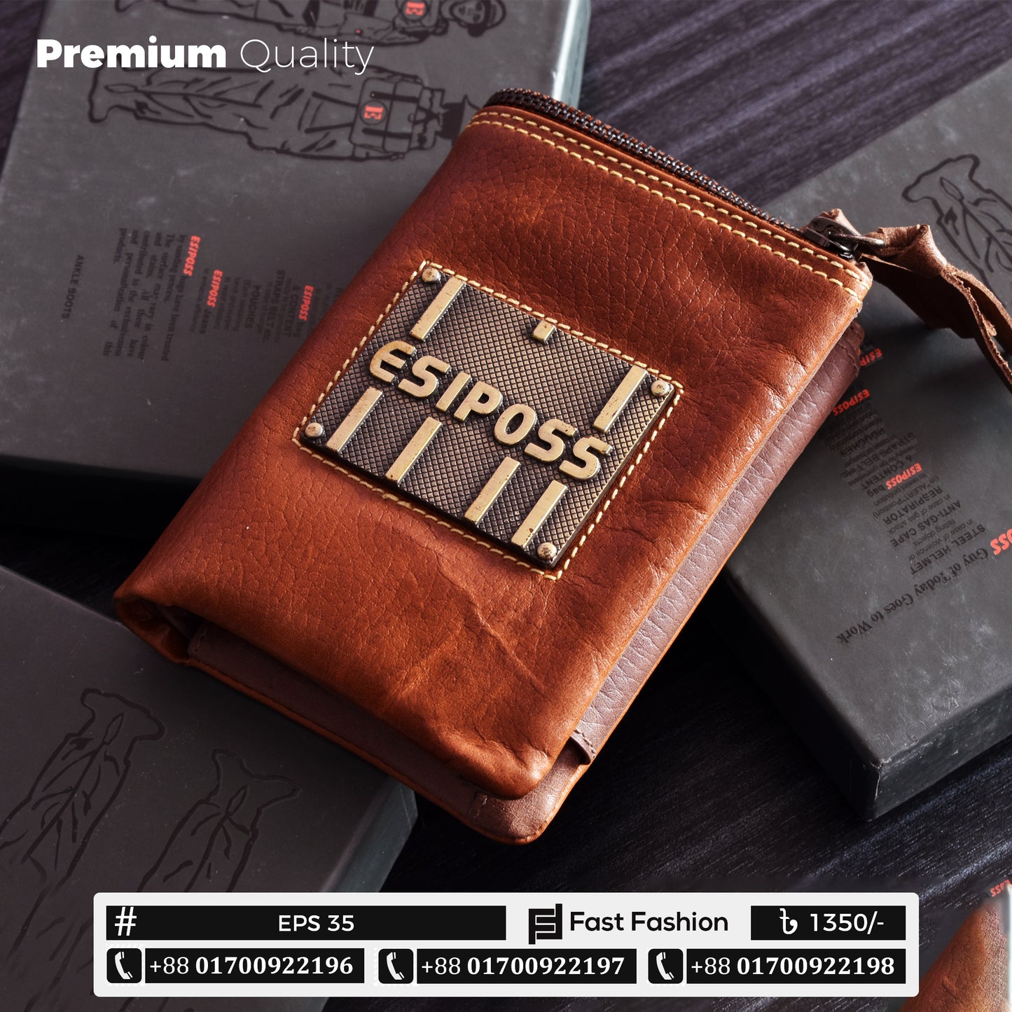 Original Esiposs Leather Wallet | Pocket Size Wallet | EPS 35