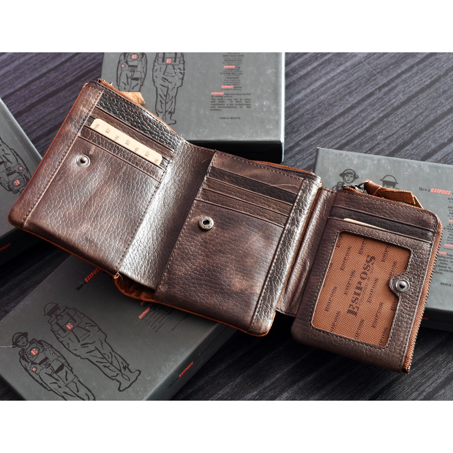 Original Esiposs Leather Wallet | Pocket Size Wallet | EPS 41