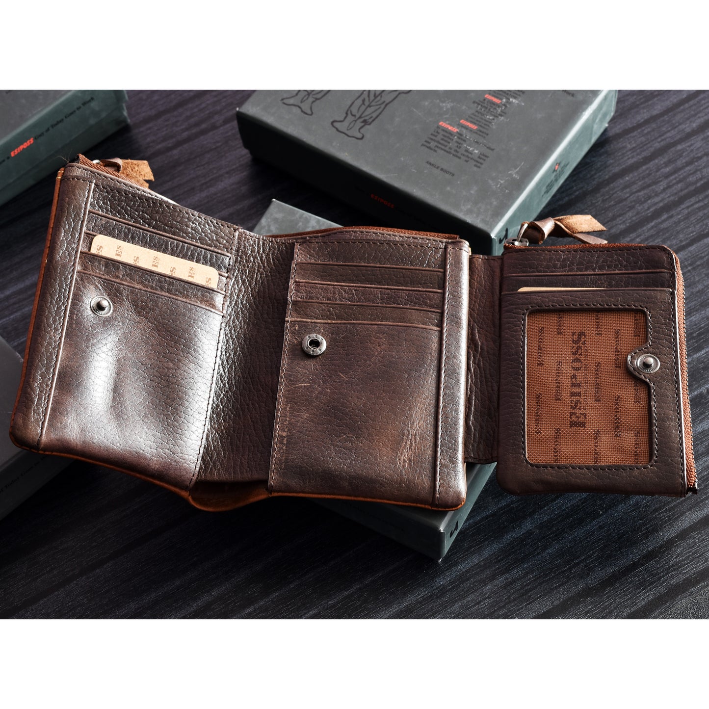 Original Esiposs Leather Wallet | Pocket Size Wallet | EPS 44