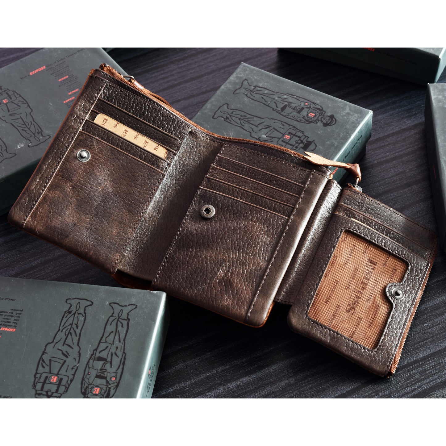 Original Esiposs Leather Wallet | Pocket Size Wallet | EPS 47