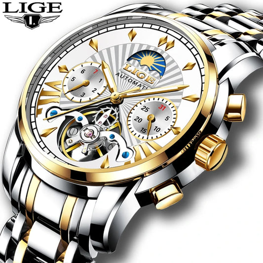 Lige mechanical watch cheap