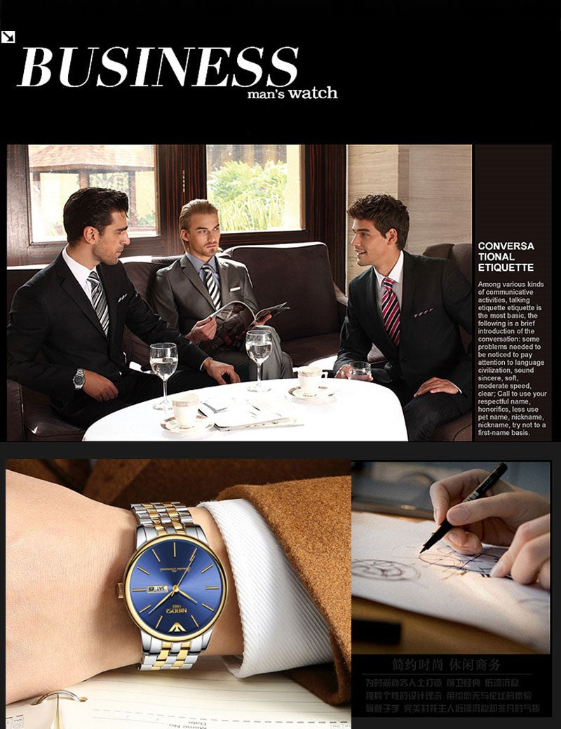 Original Nibosi Luxury Watch For Men - Exclusive Collection - NBC 06