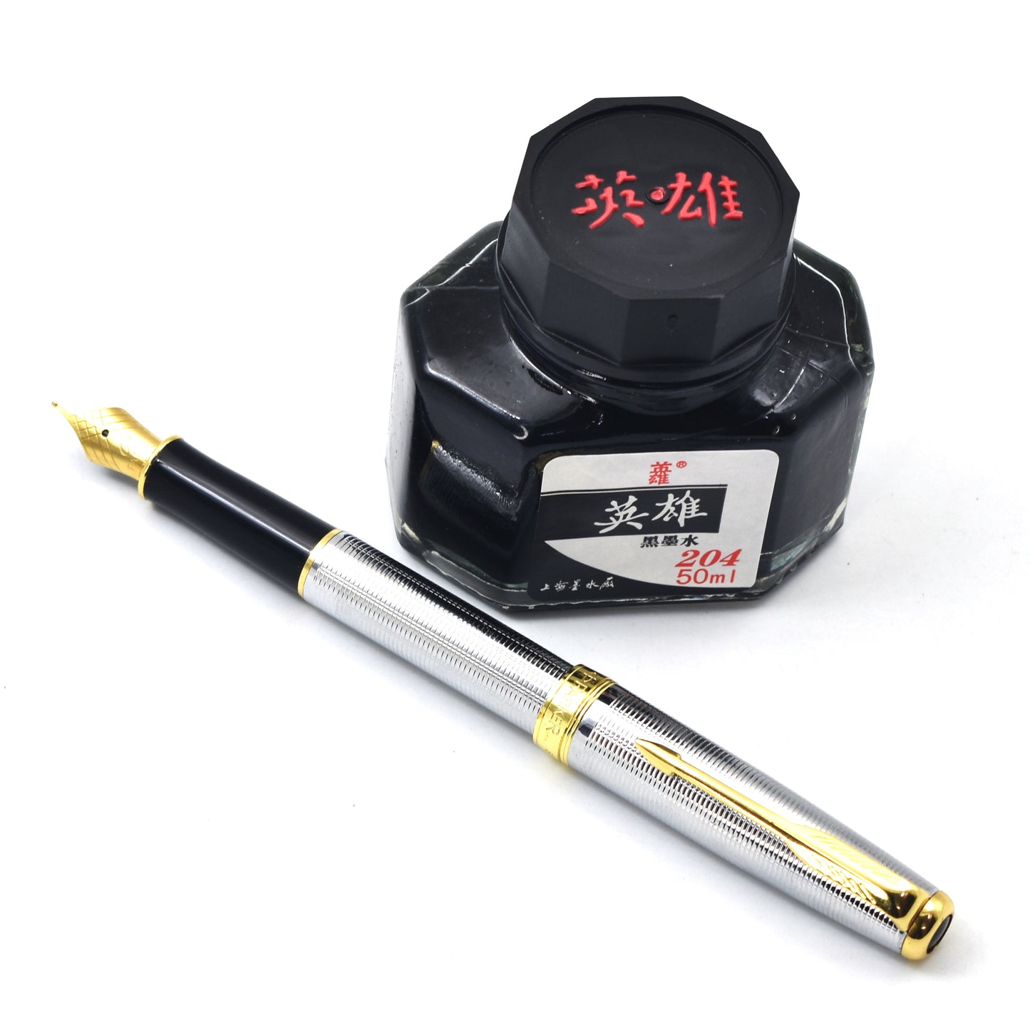 Luxury Imported Ink Pen | Ink Pen 1015 | + Hero ink 50ml