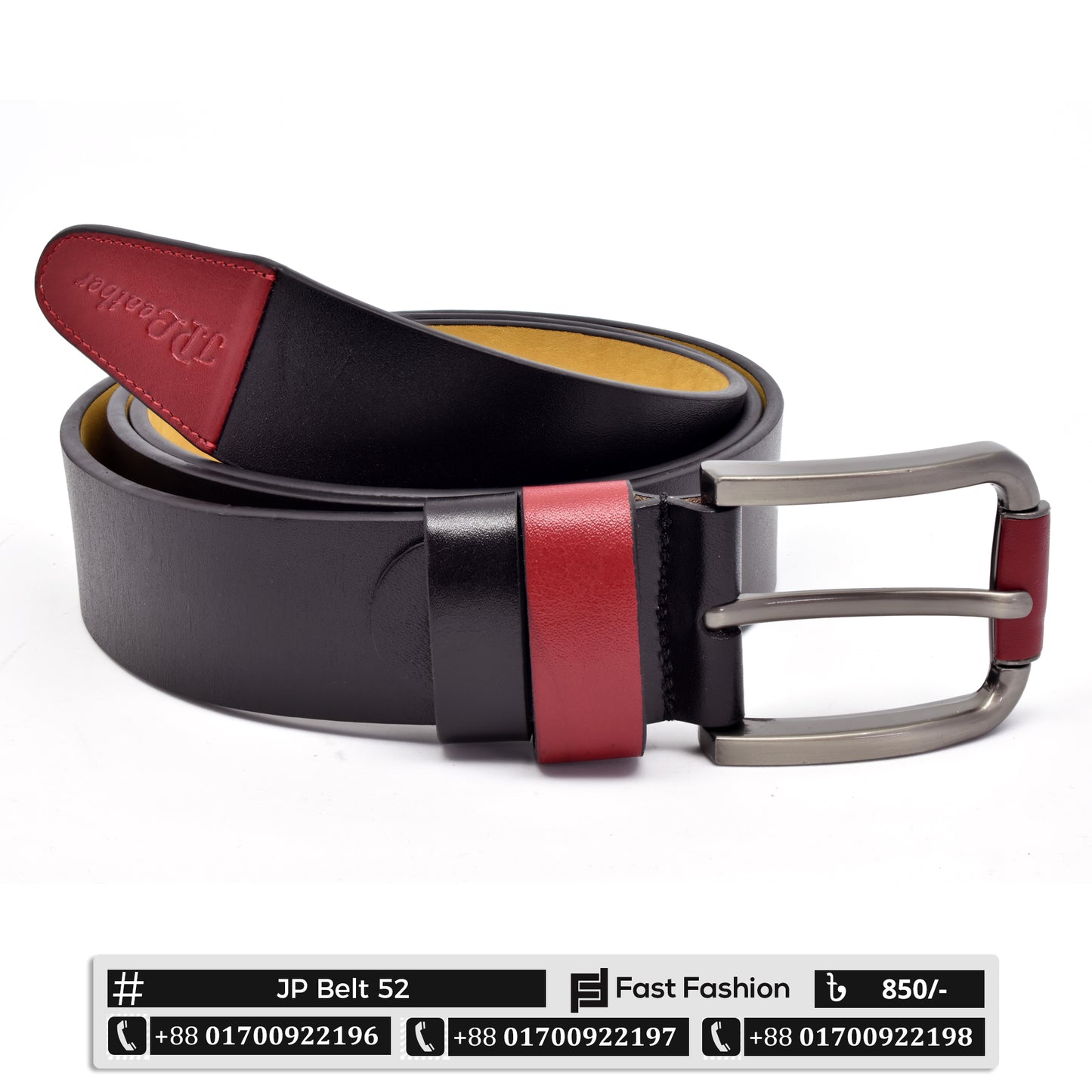 Premium Quality Original Leather Belt | JP Belt 51-52