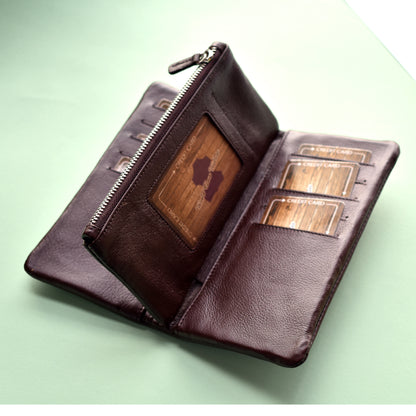 Premium Quality Original Leather Long Wallet | JP Wallet 53