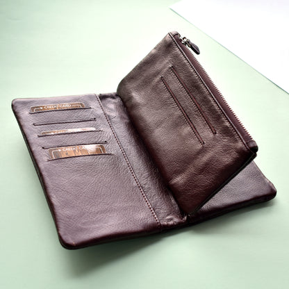 Premium Quality Original Leather Long Wallet | JP Wallet 53