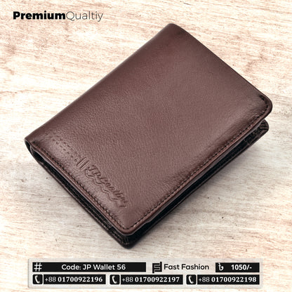 Original Leather Pocket Size Premium Quality Wallet | JP Wallet 56