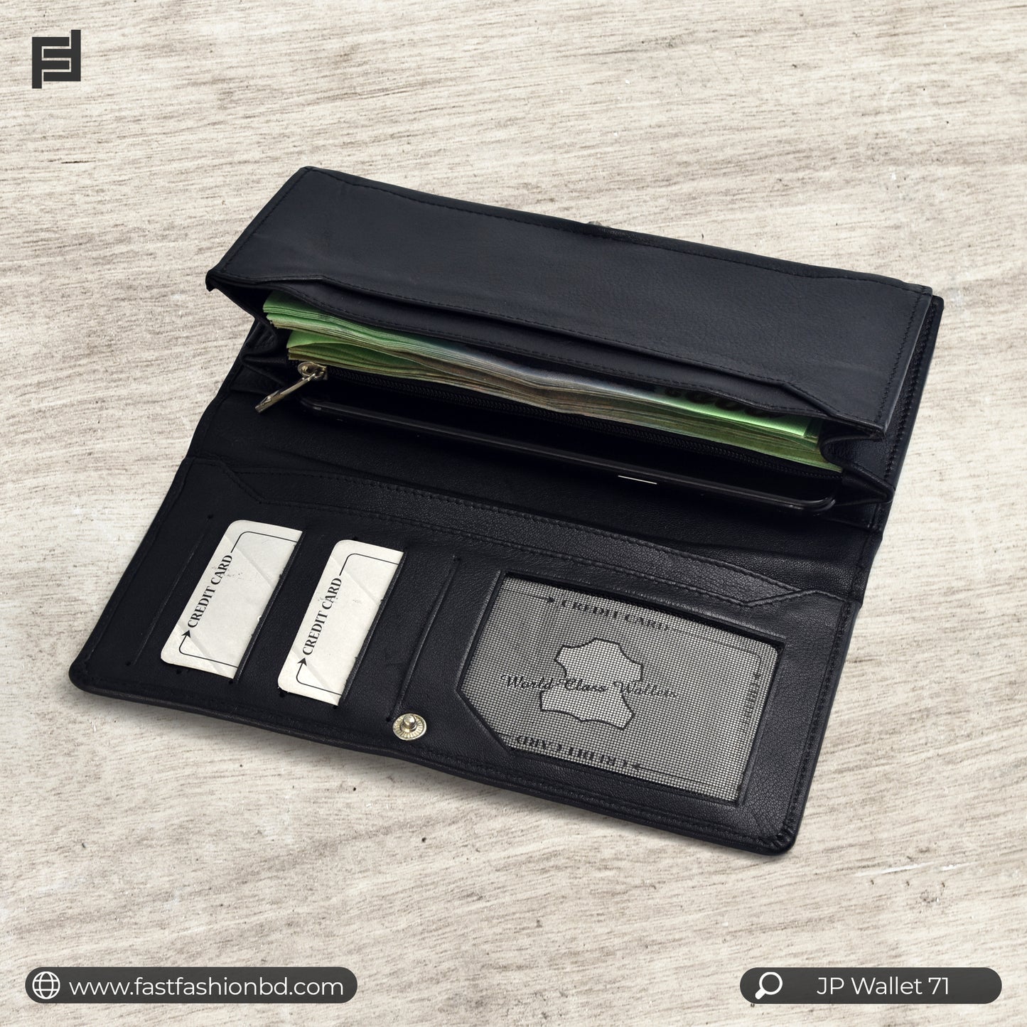 Premium Quality Original Leather Long Wallet | JP Long Wallet 71