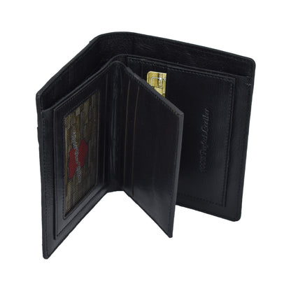 Original Leather Wallet Pocket Size | JP Wallet 40 Black | Online Shopping in Bangladesh