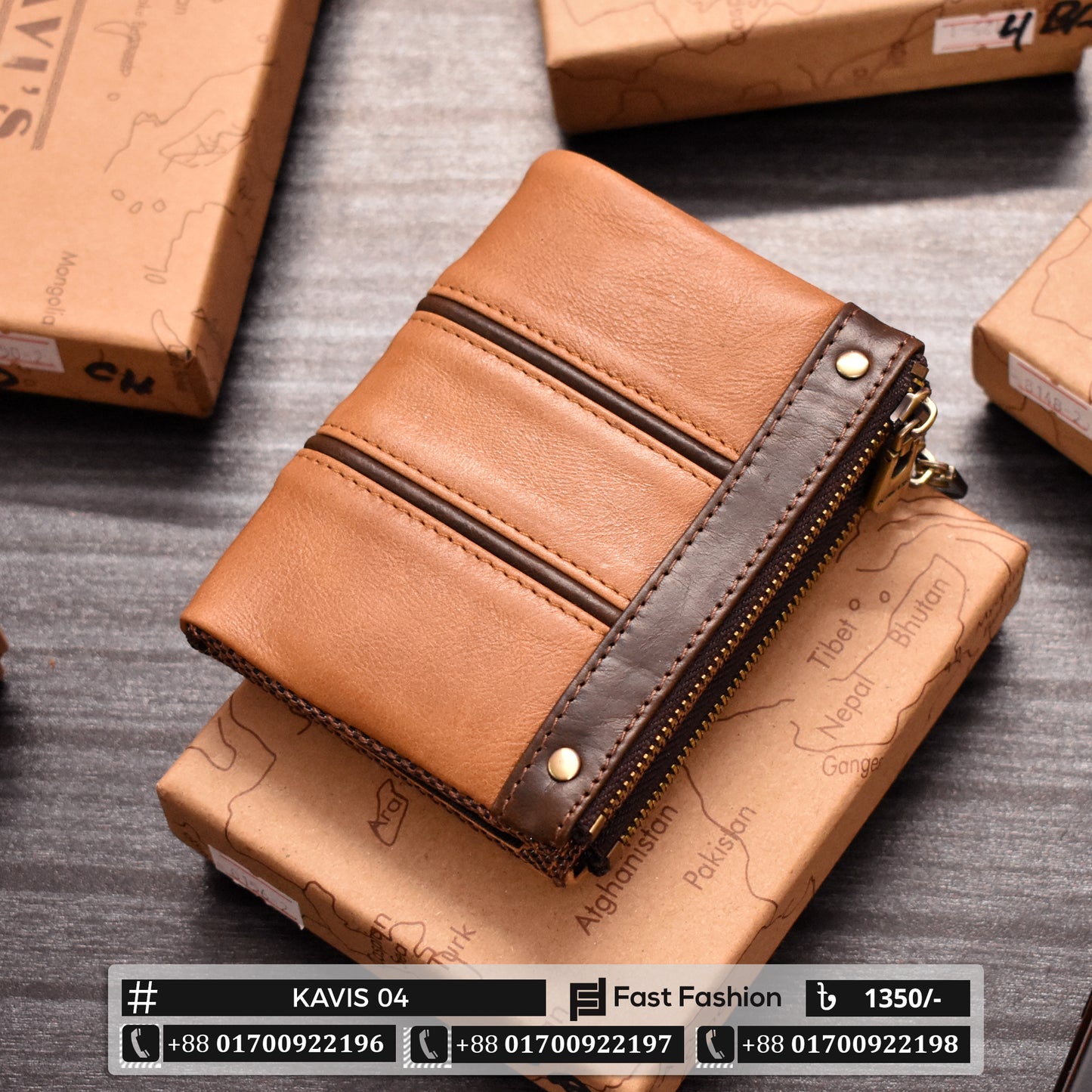 Original KAVI's Leather Wallet | Original Leather Imported From China | KAVIS 04