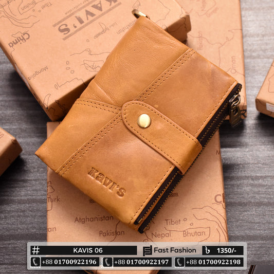 Original KAVI's Leather Wallet | Original Leather Imported From China | KAVIS 06