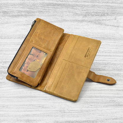 Original KAVI's Long Wallet | Original Leather Imported From China | KAVIS Long 02