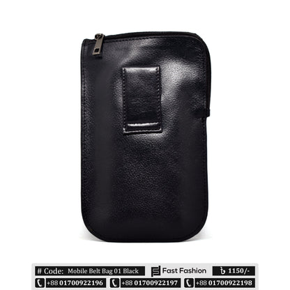 Premium Quality Leather Mobile Belt Bag | Mobile Blet Bag 01