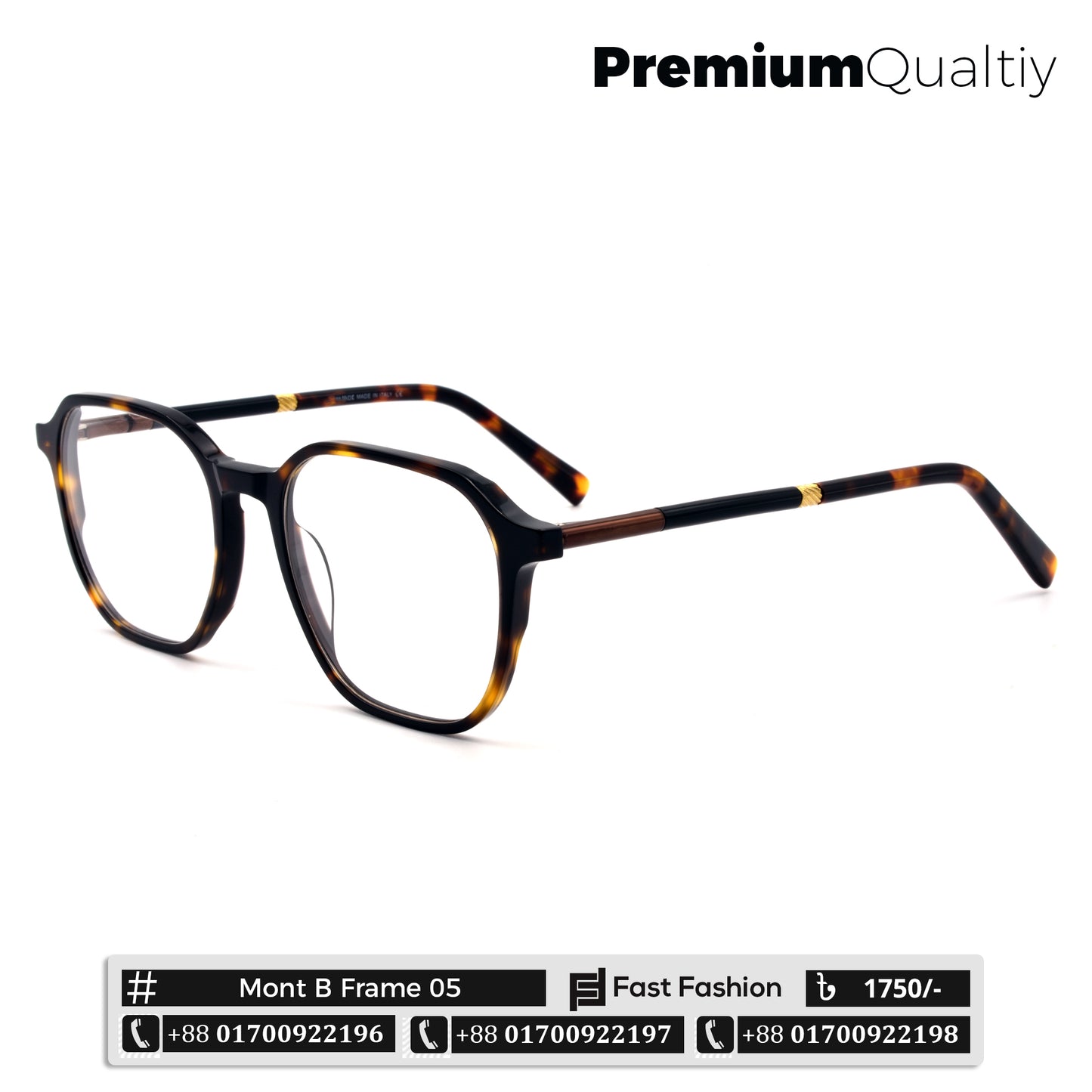 Trendy Stylish Optic Frame | Mont B Frame 05 | Premium Quality