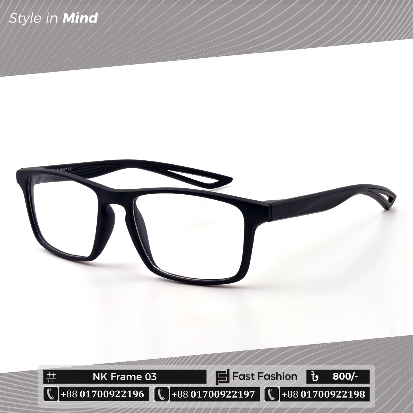Trendy Stylish Optic Frame | NK Frame 03