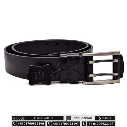 Premium Quality Double Pin Original Leather Belt - Imported from China - ORGN Belt 09