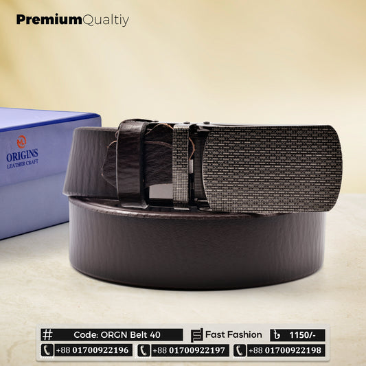 Premium Quality Original Leather Belt - ORGN Belt 40