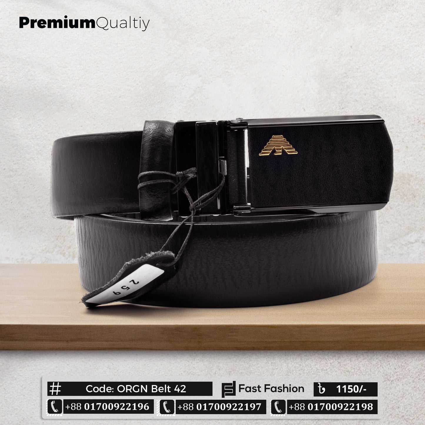 Premium Quality Original Leather Belt - ORGN Belt 42