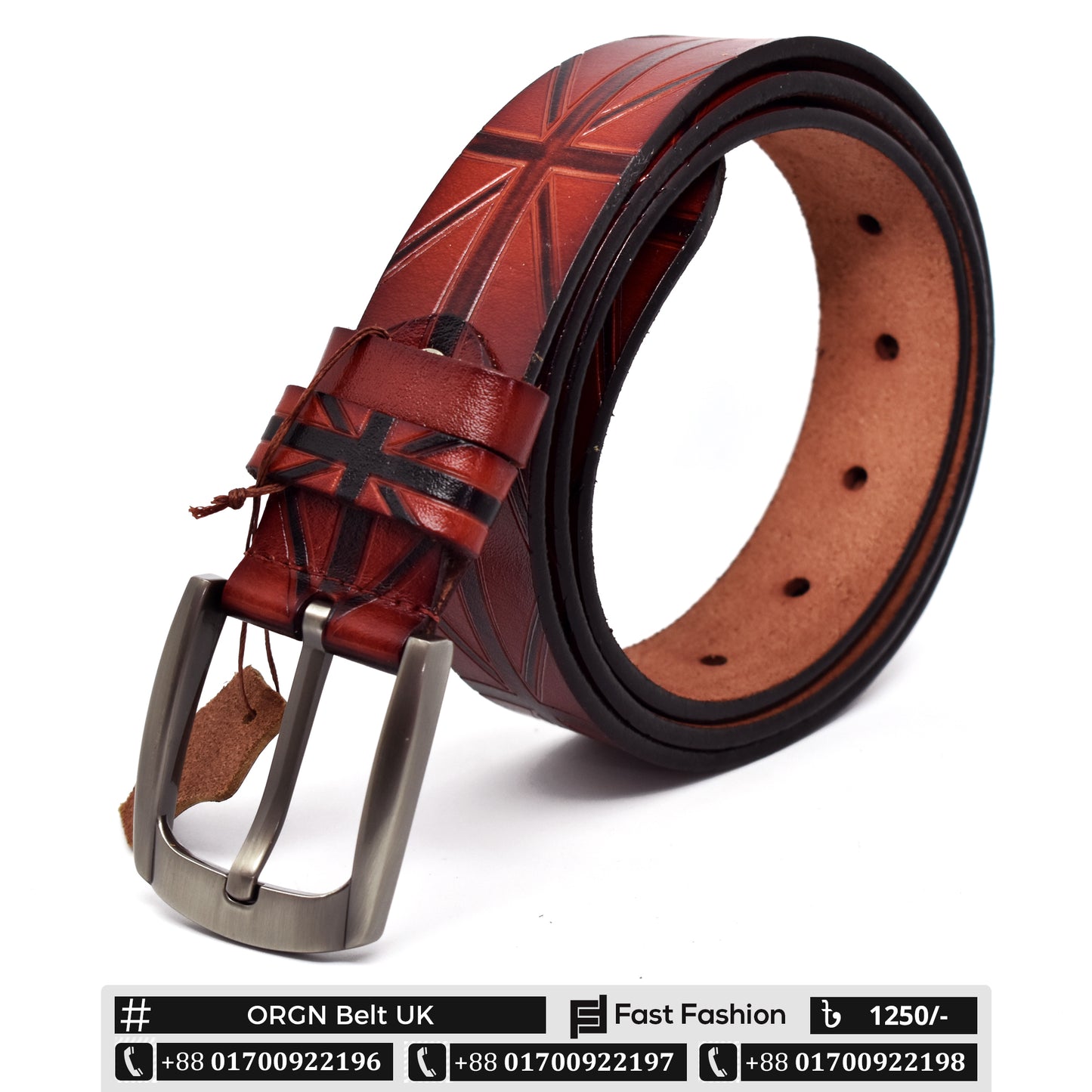 Stylish Premium Quality Original Leather UK Style Belt - ORGN Belt UK