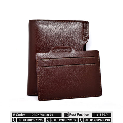 Bogesi Style Pocket Size Premium Quality Leather Wallet ORGN Wallet 29