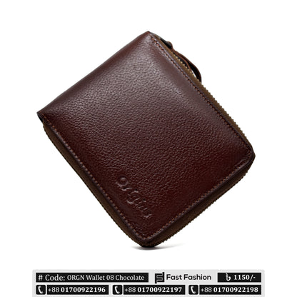 Full Zipper Premium Quality Leather Wallet for Men | ORGN Wallet 08
