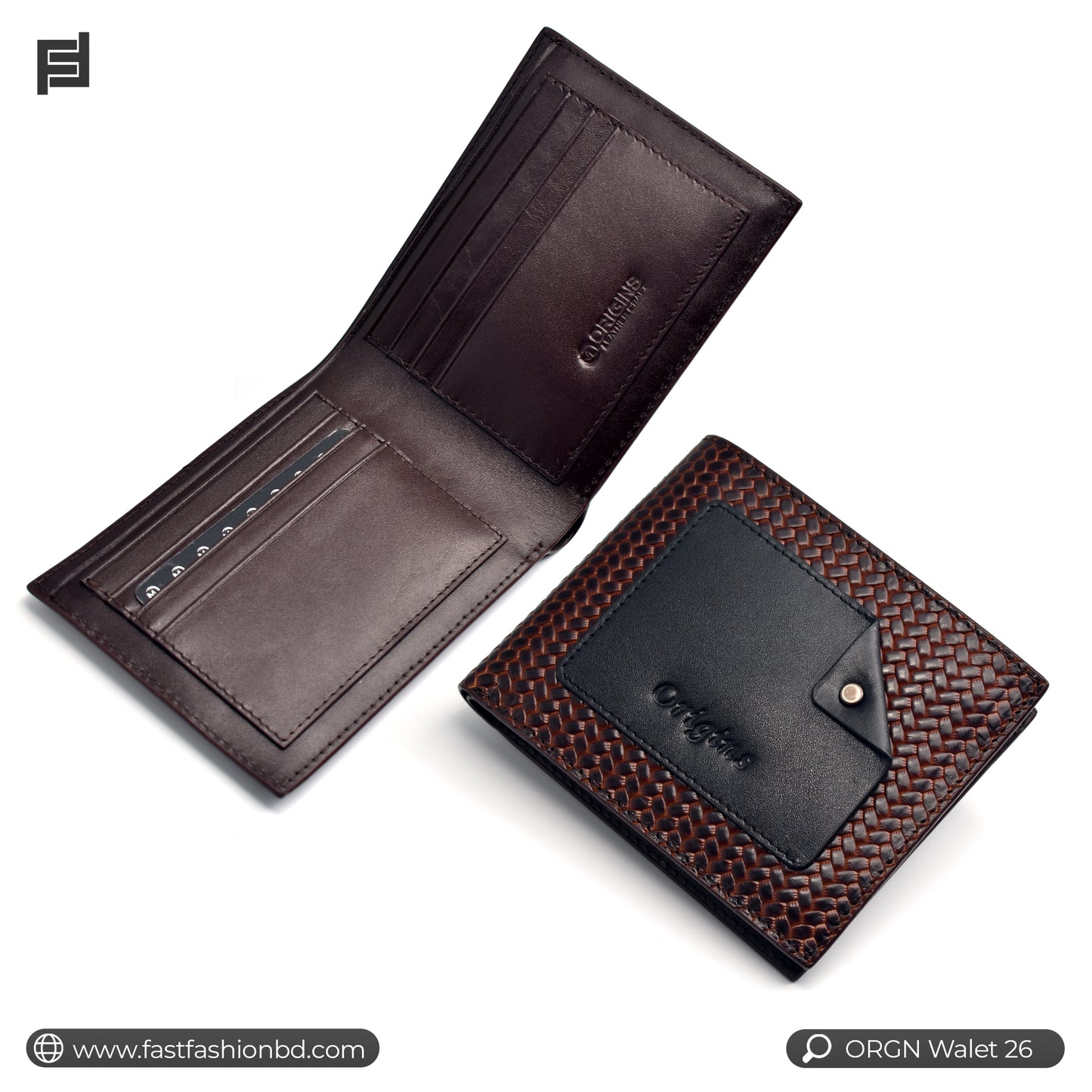 Pocket Size Premium Quality Leather Wallet for Men | ORGN Wallet 26